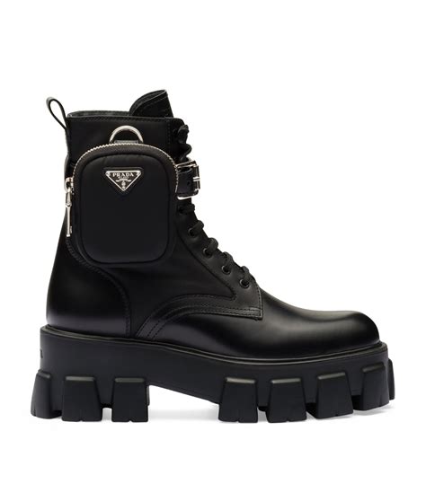 prada monolith boots used|prada monolith boots sale.